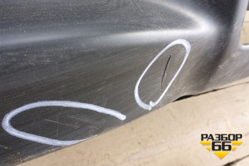 Юбка заднего бампера (до 2014г) (850B21KA1A) для Nissan Juke (F15) с 2011г (Жук)