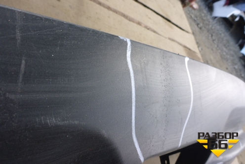 Юбка заднего бампера (до 2014г) (850B21KA1A) для Nissan Juke (F15) с 2011г (Жук)