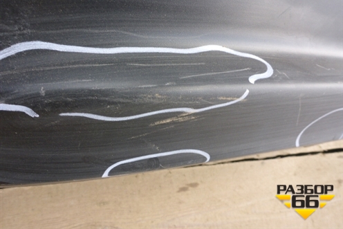 Юбка заднего бампера (до 2014г) (850B21KA1A) для Nissan Juke (F15) с 2011г (Жук)