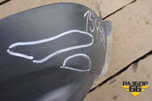 Юбка заднего бампера (до 2014г) (850B21KA1A) для Nissan Juke (F15) с 2011г (Жук)