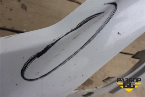 Юбка переднего бампера (после 2009г) для Honda CR-V(RE) с 2006-2012г (ЦРВ СРВ)