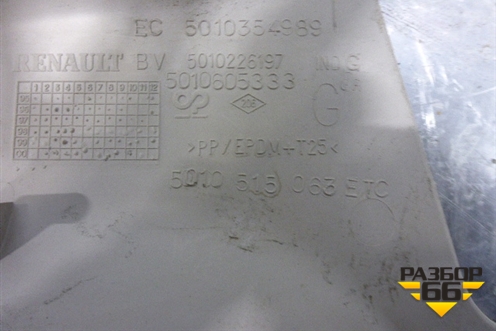 Обшивка стойки лобового стекла левая  (5010226197) для Renault TRUCK Premium 2 с 2005-2013г (Премиум 2)