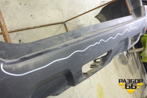 Бампер задний (85022JU14H) для Nissan X-Trail (Т31) с 2007-2014г (Хтраил)