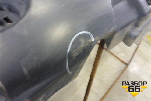 Бампер задний (85022JU14H) для Nissan X-Trail (Т31) с 2007-2014г (Хтраил)