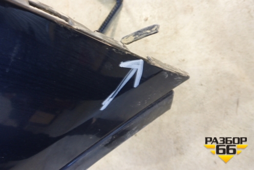 Бампер задний (до 2014г под парктроник) (8U0807511C) для Audi Q3 с 2011-2018г (Ку 3)