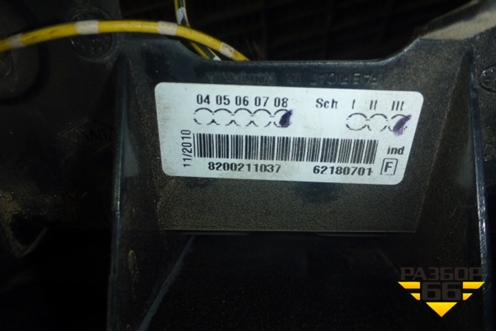 Фонарь задний стоп сигнал (8200211037) для Renault Logan с 2004-2015г (Логан)