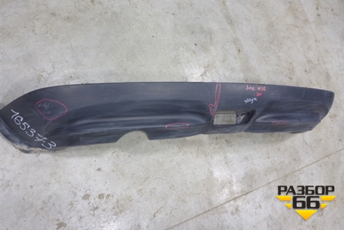 Юбка заднего бампера (до 2014г) (850B21KA1A) для Nissan Juke (F15) с 2011г (Жук)