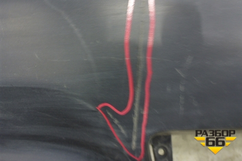 Юбка заднего бампера (до 2014г) (850B21KA1A) для Nissan Juke (F15) с 2011г (Жук)