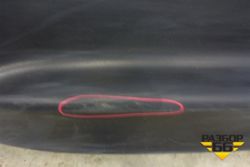 Юбка заднего бампера (до 2014г) (850B21KA1A) для Nissan Juke (F15) с 2011г (Жук)