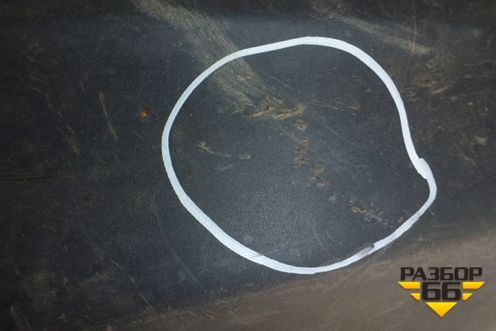 Накладка заднего бампера правая (после 2008г) (51123416238) для BMW X3 E83 с 2004-2010г (Х3 Е83)