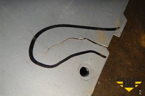 Накладка заднего бампера (после 2010г) (51127227840) для BMW X5 E70 с 2007-2013г (Х5 Е70)