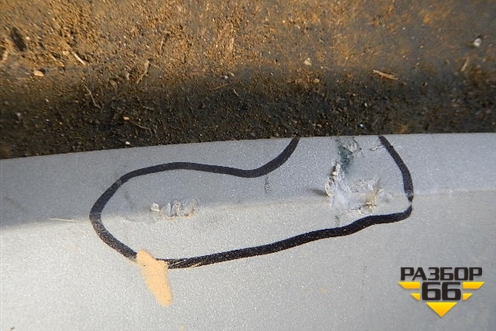 Накладка заднего бампера (после 2010г) (51127227840) для BMW X5 E70 с 2007-2013г (Х5 Е70)