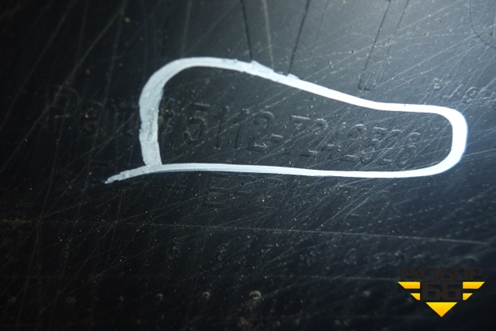 Накладка заднего бампера правая (после 2010г) (51127242528) для BMW X5 E70 с 2007-2013г (Х5 Е70)