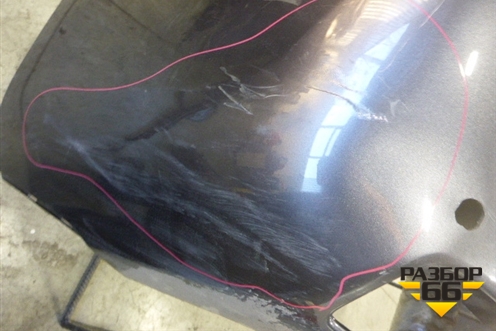 Бампер задний (до 2017г под парктроник) (5215960500) для Toyota Land Cruiser Prado(150) с 2009г (Ленд Крузер Прадо)