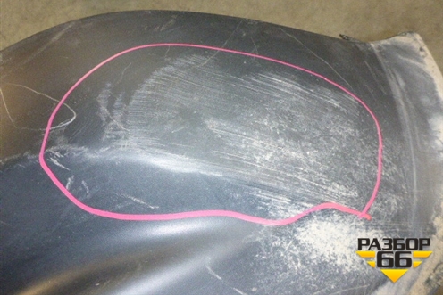 Юбка заднего бампера (до 2014г) (850B21KA1A) для Nissan Juke (F15) с 2011г (Жук)