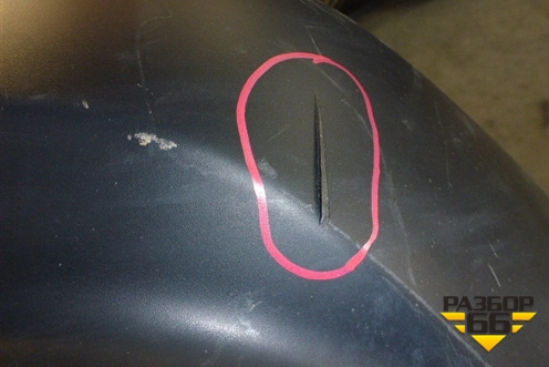 Юбка заднего бампера (до 2014г) (850B21KA1A) для Nissan Juke (F15) с 2011г (Жук)