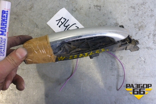 Ручка наружная двери задней левой для Mercedes Benz S-Klass W220 с 1998-2005г (С)