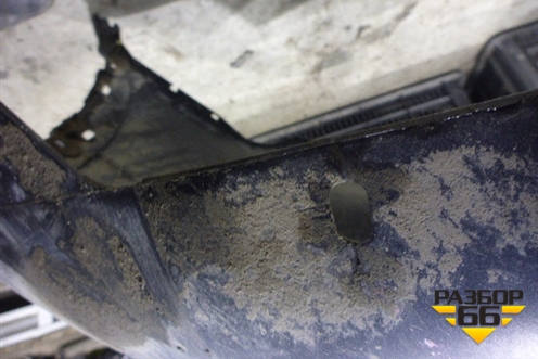 Бампер задний (под парктроник) (85022JD00H) для Nissan Qashqai (J10E) с 2006-2013г (Кашкай)