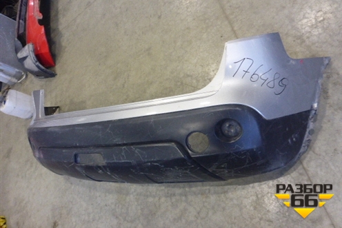 Бампер задний (85022JD00H) для Nissan Qashqai (J10E) с 2006-2013г (Кашкай)