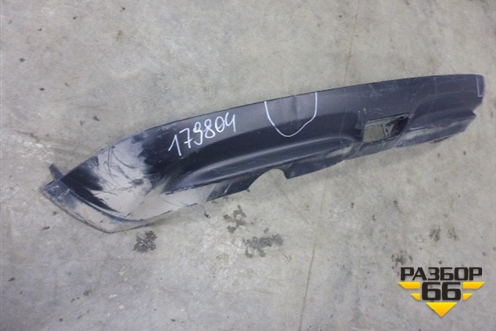 Юбка заднего бампера (до 2014г) (850B21KA1A) для Nissan Juke (F15) с 2011г (Жук)