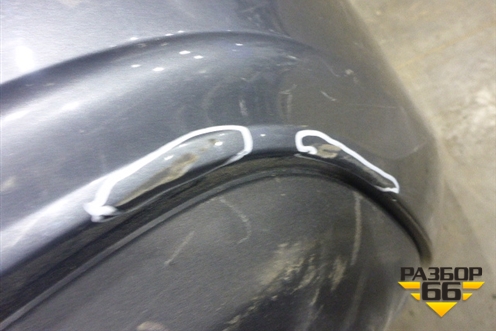 Бампер задний (после 2012г с юбкой) для Audi A5/S5 с 2007-2016г (А5/С5)