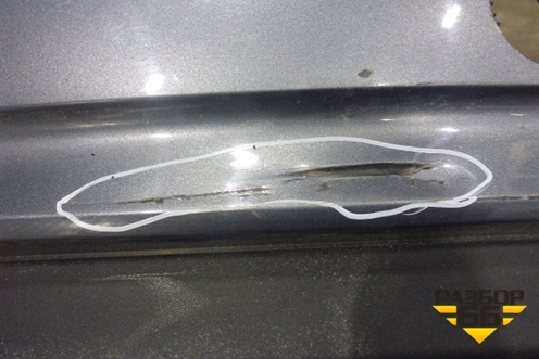 Бампер задний (после 2012г с юбкой) для Audi A5/S5 с 2007-2016г (А5/С5)