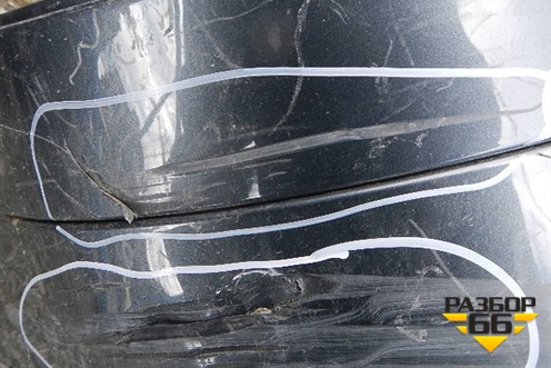 Бампер задний (после 2009г под парктроник) для Skoda Octavia (А5) с 2004-2013г (Октавия)