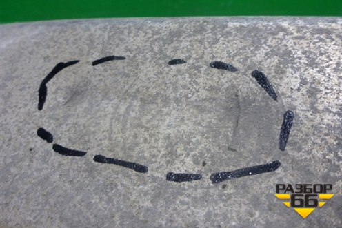 Усилитель заднего бампера (4E0807309A) для Audi A8 с 2002-2010г (А8)