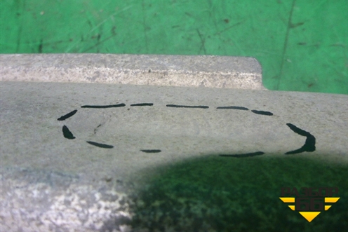 Усилитель заднего бампера (4E0807309A) для Audi A8 с 2002-2010г (А8)