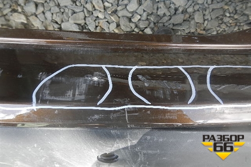 Бампер задний (до 2012г под парктроник) для BMW X1 E84 с 2009-2014г (Х1 Е84)