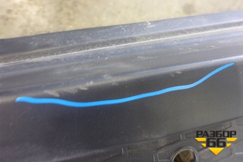 Бампер задний (под парктроник) для Land Rover Range Rover Evoque с 2011-2018г (Евог)