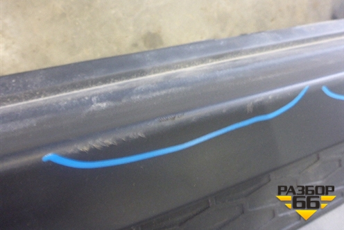 Бампер задний (под парктроник) для Land Rover Range Rover Evoque с 2011-2018г (Евог)