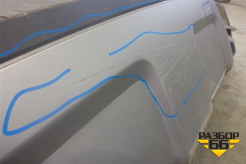 Бампер задний (под парктроник) для Land Rover Range Rover Evoque с 2011-2018г (Евог)