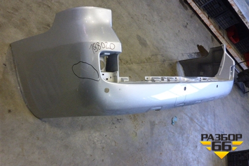 Бампер задний (до 2015г под парктроник) (5215960998) для Toyota Land Cruiser (200) с 2008г (Ленд Крузер)