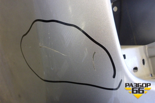 Бампер задний (до 2015г под парктроник) (5215960998) для Toyota Land Cruiser (200) с 2008г (Ленд Крузер)