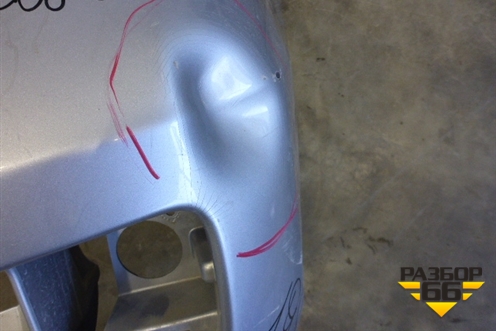 Бампер задний (до 2015г под парктроник) (5215960998) для Toyota Land Cruiser (200) с 2008г (Ленд Крузер)