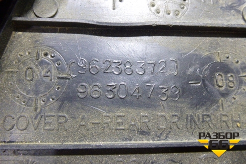 Накладка двери задней правой (уголок) (96238372) для Chevrolet Lanos с 2004г (Ланос)