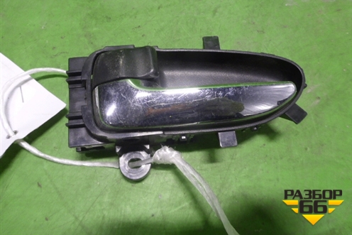 Ручка внутренняя двери передней левой (хром) для Nissan Almera G15 с 2012г (Альмера Г15)