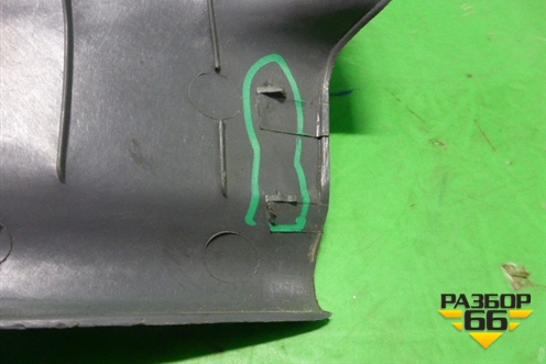 Накладка порога внутренняя заднего правого (858761G000) для Kia Rio с 2005-2011г (Рио 2)