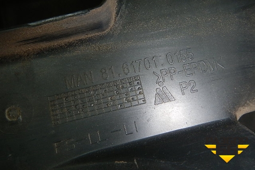 Накладка на торпедо  (боковая левая) (81617010155) для MAN TGA 4-Series  с 2000-2008г (ТГА)