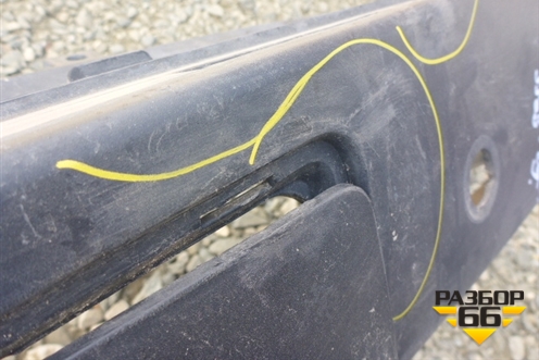 Бампер задний (под парктроник) для Land Rover Discovery 3 с 2004-2009г (Дискавери)