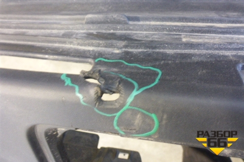 Бампер задний (под парктроник) для Land Rover Discovery 3 с 2004-2009г (Дискавери)