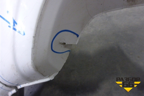 Бампер задний для Honda Accord(CU-CW) с 2008-2013г (Аккорд)