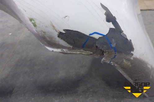 Бампер задний для Honda Accord(CU-CW) с 2008-2013г (Аккорд)