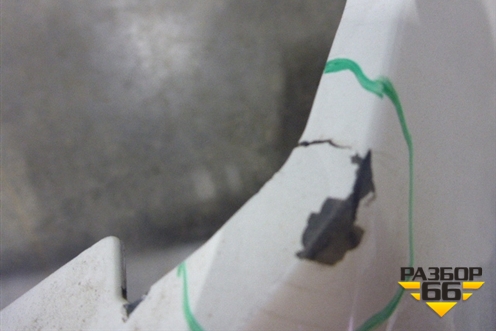 Бампер задний для Honda Accord(CU-CW) с 2008-2013г (Аккорд)