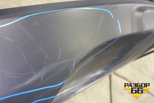 Юбка заднего бампера (после 2009г) для Honda CR-V(RE) с 2006-2012г (ЦРВ СРВ)