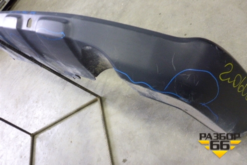 Юбка заднего бампера (после 2009г) для Honda CR-V(RE) с 2006-2012г (ЦРВ СРВ)