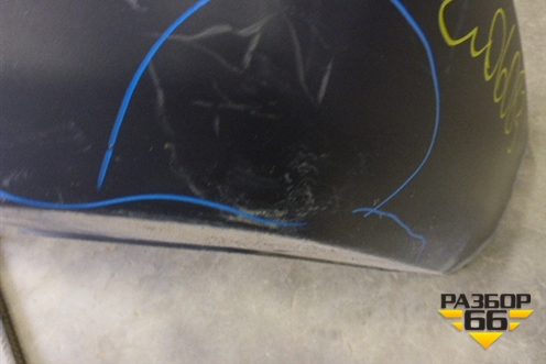 Юбка заднего бампера (после 2009г) для Honda CR-V(RE) с 2006-2012г (ЦРВ СРВ)