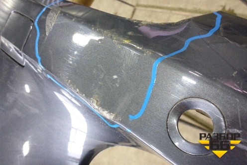 Бампер задний (без юбки после 2010г под парктроник) для BMW X5 E70 с 2007-2013г (Х5 Е70)