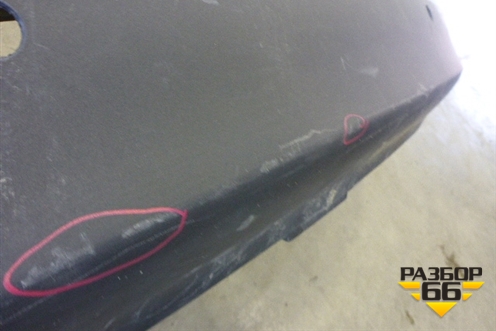 Бампер задний (до 2015г под парктроник) (5215942190) для Toyota Rav-4 с 2012-2019г (Рав 4)